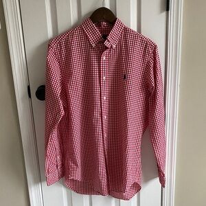 Ralph Lauren Red Gingham Button Down Shirt